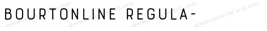 BourtonLine Regula字体转换
